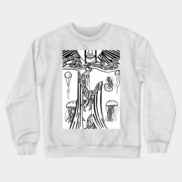 Sorrow Crewneck Sweatshirt by BlakCircleGirl